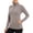 Gray, variant on Quarter Zip Pullover Women Long Sleeve Golf Tennis UPF 50+ Quick Dry Thumb Holes Shirts Sun Protection Workout Athletic Rash Guard Tops