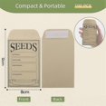 thumbnail image 2 of 100PCS Seed Packets Envelopes: Self Sealing Kraft Small Seed Envelopes for Seed Storage Resealable, 2 of 5