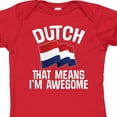thumbnail image 4 of Inktastic Dutch Gift Pride Netherlands Flag Boys or Girls Baby Bodysuit, 4 of 5