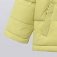 thumbnail image 7 of Gubotare Boys Winter Coat Winter Coats Puffer Padded Jacket for Toddler Boys Girls Kids Light Outwear Cute with Hoods Clothing 5T 6T (Light Yellow,5-6 Years), 7 of 7