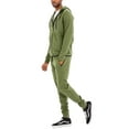 thumbnail image 2 of Weiv Performance Plus Men's Adult Tech Suit Matching Track Suit Zippered Jacket and Joggers, Hooded, Athletic Fit, 2 of 5