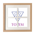 thumbnail image 1 of Arrowhead Triangulaire Totem Cercle Cadre Mur Table Affichage 4 Ouvertures Image, 1 of 3