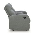 thumbnail image 5 of Signature Design by Ashley Carrigan Lane Gray Reclining Loveseat with Console, 5 of 8