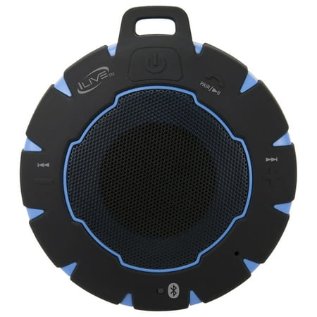 iLive Waterproof Wireless Speaker, ISBW157, Multiple (Best Waterproof Speakers For Iphone)