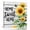 White, variant on Canvas Print Wall Art Oil Paintings Watercolor Sunflower Bee on Wood Picture Prints Artwork for Living Room Kitchen Bathroom Bedroom,Stretched and Framed Ready to Hang,Home Quote Brown Wooden