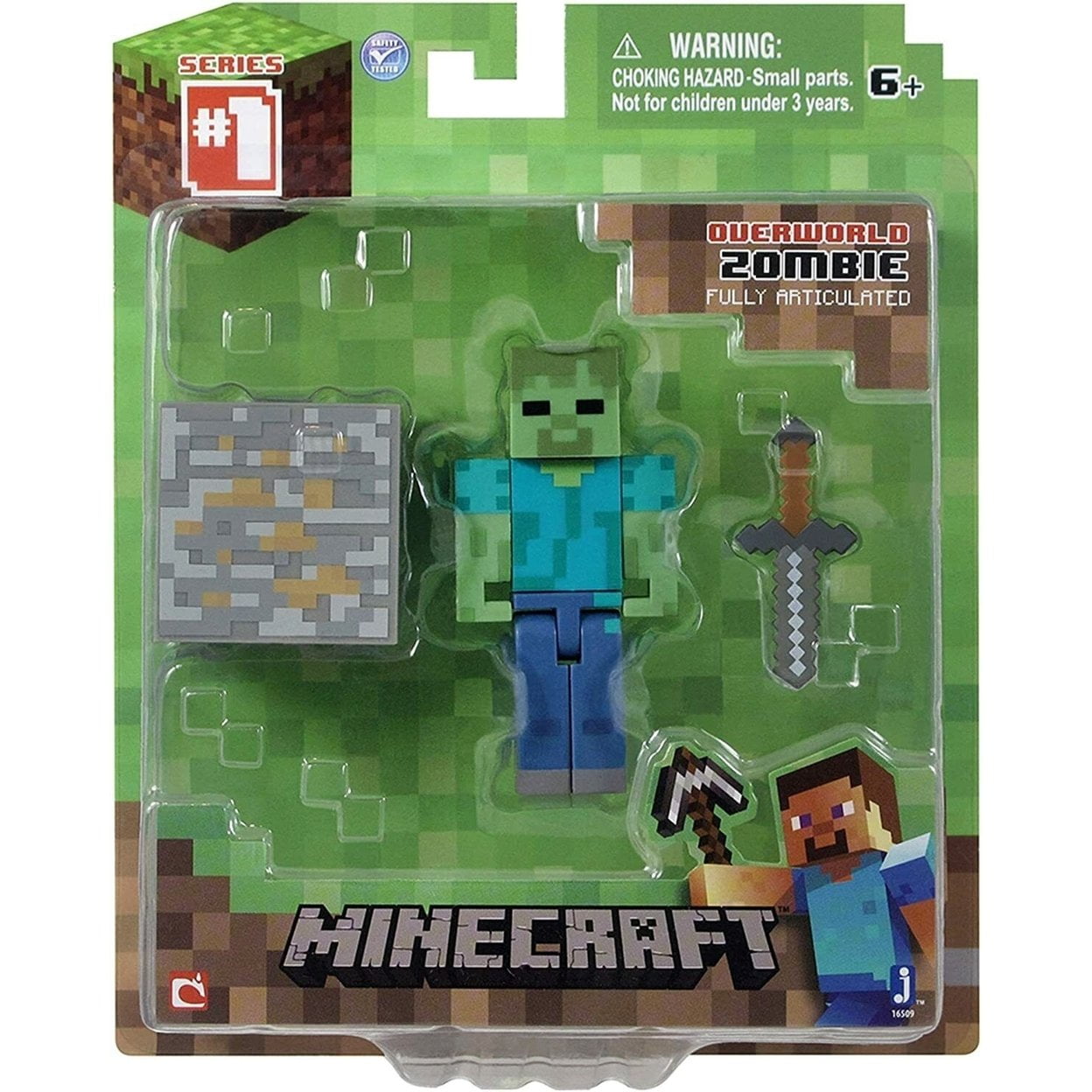 Minecraft Fully Poseable Alex with Accessories Action Figure Minecraft Fully Poseable Alex with Accessories Action Figure