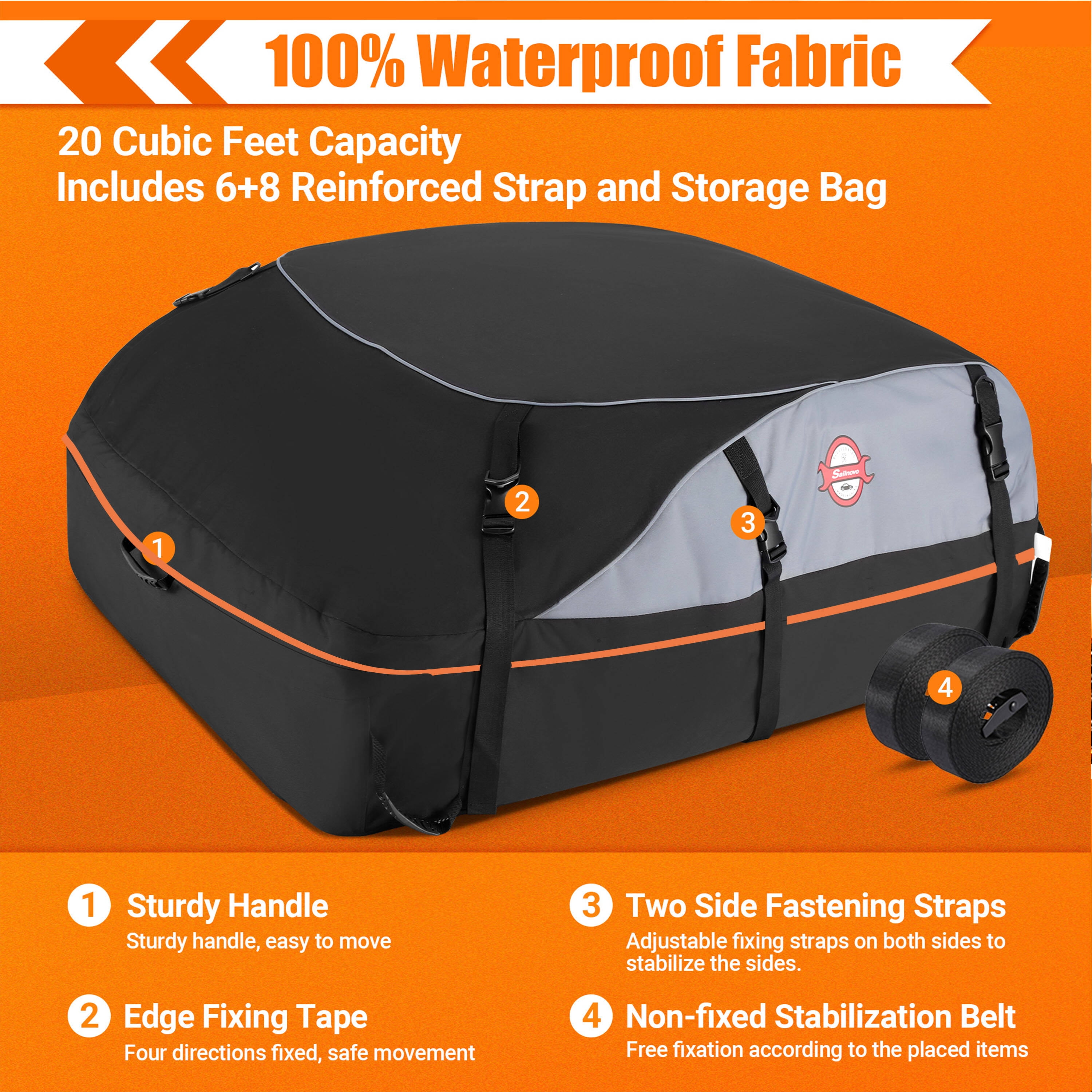 Rooftop Cargo Bag - 20 Cubic Ft., Protective Mat