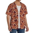 thumbnail image 2 of Kdxio Men'S Hawaiian Shirt For Men Short Sleeve Shirt American Football1 Summer Casual Holiday Beach Button Down T-Shirts, 2 of 5