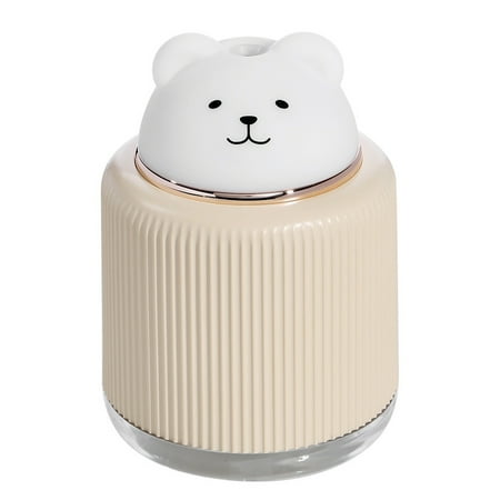 

Portable Cute Air Humidifier with Night Light Humidifier Beige Bear