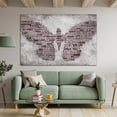 thumbnail image 6 of Vintage Butterfly Wall Art with Inspirational Quote Canvas Paintings for Home Office Living Room Modern Motivational Animal Artwork Home Decor Stretched(36" W x 24" H，Framed), 6 of 7