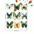 thumbnail image 3 of Qisvanset Framed Canvas Wall Art 12x16 Inch Sage Green Watercolor Butterfly Nursery Print Art, 3 of 5