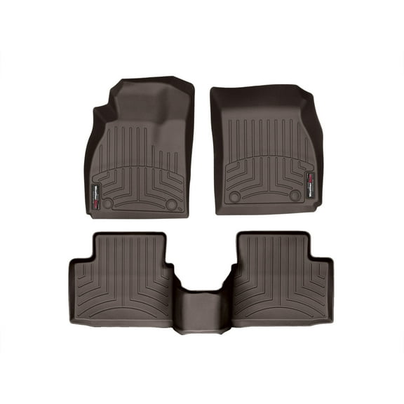 WeatherTech Custom Fit FloorLiners compatible with 2011-2017 Buick Regal - 1st & 2nd Row, Cocoa