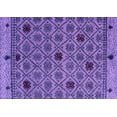 thumbnail image 1 of Ahgly Company Indoor Rectangle Abstract Purple Modern Area Rugs, 4' x 6', 1 of 4