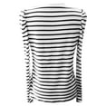 thumbnail image 6 of T Shirts for Womens Crew Neck Loose Tees with Puffy Sleeves Base Tops Striped Long Sleeve Shirt Women, 6 of 6