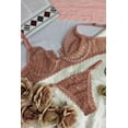 thumbnail image 4 of ASSEMBLY WITHOUT BODY IN LACE AND ARO DOUBLE, WITH STRING PANTIES. (Pink, P), 4 of 4