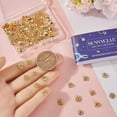 thumbnail image 3 of 120Pcs 6 Style Alloy Bead Caps Long-Lasting Plated Flower Real 18K Gold Plated 6~8x1.5~3mm Hole: 1~1.6mm 20pcs/style, 3 of 6