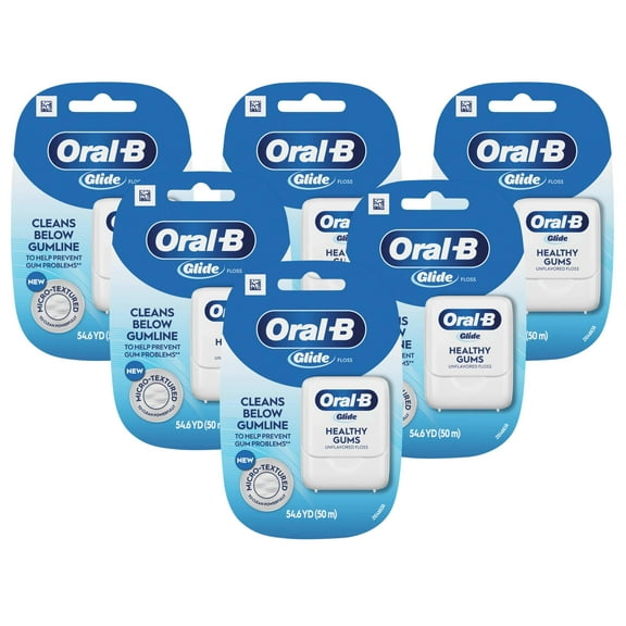 Glide Pro Health 54.6 Yards Floss Original (6 Pack)