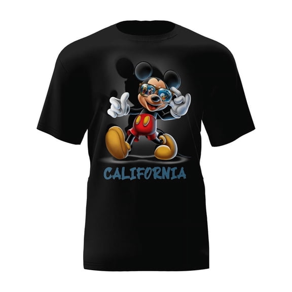 Disney Mickey California Adult Tee Shirt, XS-XL (Unisex)