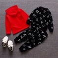 thumbnail image 3 of Spring and Autumn Boys' Baby Clothing Set Fashion Printed Top+Pants Three-piece Boys' Newborn Children's Clothing Set, 3 of 5