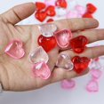 thumbnail image 5 of Hadanceo 250Pcs Acrylic Heart Faux Crystal,Translucent Heart-shape Fake Gems Vase Filler for DIY,Table Scatter Valentine's Day Wedding Party Decor,transparent, 5 of 9