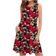 thumbnail image 1 of ICHUANYI Clearance Summer Dresses For Women Beach Floral Tshirt Sundress Casual Pockets Boho Tank Dress(Red, M) ICHUANYI WER2023081100230, 1 of 5