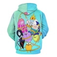 thumbnail image 3 of Adventure Time Jake The Dog Mens Womens Novelty Hoodie 3D Print Pullover Hooded Long Sleeve Sweatshirts Tops Blouse with Pocket, 3 of 8