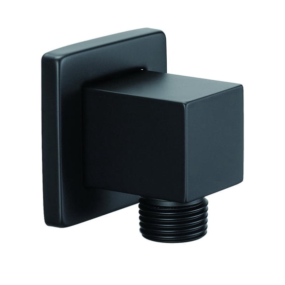 Gerber D469059BS Square Wall Supply Elbow - Black