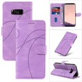 thumbnail image 1 of Flip Case For FOXDOCK Samsung Galaxy S8 Card Slots and Kickstand Function Skin Feel Leather, 1 of 5