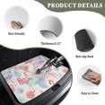 thumbnail image 3 of Universal Car Trunk Mat 37"x54", Pink Blue Flamingo Waterproof Cargo Liner, Non-Slip Durability Cargo Mat, Summer Tropical Ombre Geometric All Weather Rear Trunk Protector for Car SUV, 3 of 9