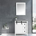 thumbnail image 2 of Lexora Home Marsyas Veluti 30" Quartz Top Single Vanity in White, 2 of 2