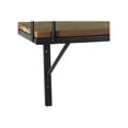 thumbnail image 2 of Benzara - Shelf - rectangular - metal, wood - brown, 2 of 4