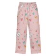 thumbnail image 2 of FORMRS Kids Pajama Pants with Pockets Size 6-8Y Boys Lounge Sleep Bottoms, Love in The Air, 2 of 8