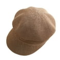 thumbnail image 2 of Women Summer Straw Newsboy Cap Beret Breathable Mesh Octagonal Cap Sun Hat Beach Hats for Women, 2 of 6