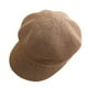 thumbnail image 2 of Boina de punto informal | Sombrero de viaje acrílico octogonal con aberturas y cordón ajustable | Gorra ligera de paja tejida para mujeres y adolescentes | Protección solar para fiestas al aire libr, 2 of 5