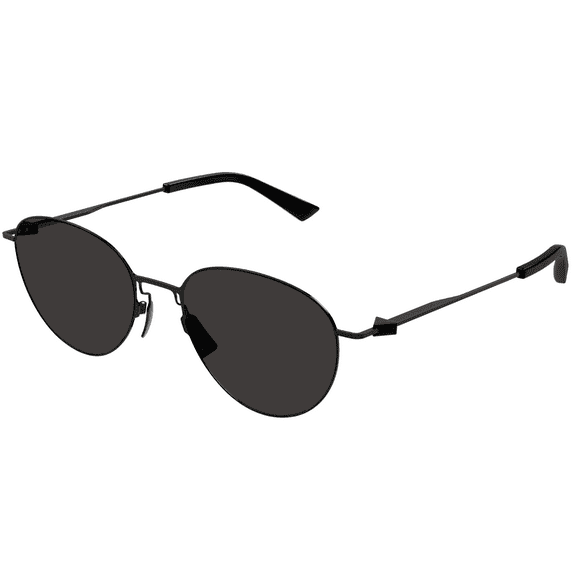 Bottega Veneta BV1268S-001 Black Metal Aviator Sunglasses – for mens
