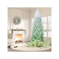 thumbnail image 3 of Qinaqin 7.5FT Snow-Flocked Slim Pencil Artificial Christmas Tree con Robusto Soporte Metálico Ideal para Hogar Oficina Apartment y Party cm de Alturaoliday Profundidadcor, 3 of 8
