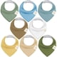 thumbnail image 1 of Baberos tipo bandana para bebés KeaBabies, 100% algodón orgánico, paquete de 8, 1 of 9