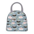 thumbnail image 1 of Lukts Swan Princess On Lake Print Portable Lunch Bag, Lunch Bag Picnic Bag - Waterproof, Heat-insulating and Cold-insulating, Suitable for School, Work, 1 of 6