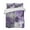 Purple Gray, variant on Quilts Queen Size, Teal Grey Soft Comforter Bedding Set for Bed, Abstract Art Oil Painting Modern Geometric Lightweight Quilted Bedspread with Pillow Cover(2 Pieces) for All Season, 90x96 Inch