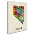 thumbnail image 2 of Trademark Fine Art "Nevada Map" Canvas Wall Art by Michael Tompsett, 2 of 2