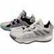 thumbnail image 2 of Ad-id-as Dame 6 FX2085 Men's 9 White, Black, Blue Basketball Sneakers, 2 of 3