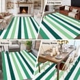 thumbnail image 5 of 6'x9' Area Rugs, Green Ombre Grey Striped Indoor Outdoor Area Rug for Living Room Bedroom, Farmhouse Stripe Modern Washable Bathroom Rugs Kitchen Floor Carpet Mats Home Decor Aesthetic, 5 of 8