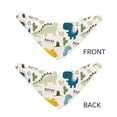 thumbnail image 3 of Naloa Childish Dinosaur Dog Bandana Large and Small-Dog Scarf Bib Handkerchief Accessories for Dogs and Cats(S-L)-Medium, 3 of 5