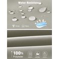 thumbnail image 2 of Chaqueta cortavientos ligera TBMPOY para hombre, gris claro, XXL, 2 of 7