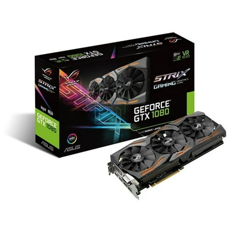 Asus Strix-Gtx1080-A8G-Gaming Graphics Card - (Best New Graphics Cards)