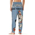 thumbnail image 3 of The Cuphead Show Mens PJ Pajama Pants Bottoms Lounge Pants Sleepwear PJs with Pockets, 3 of 7