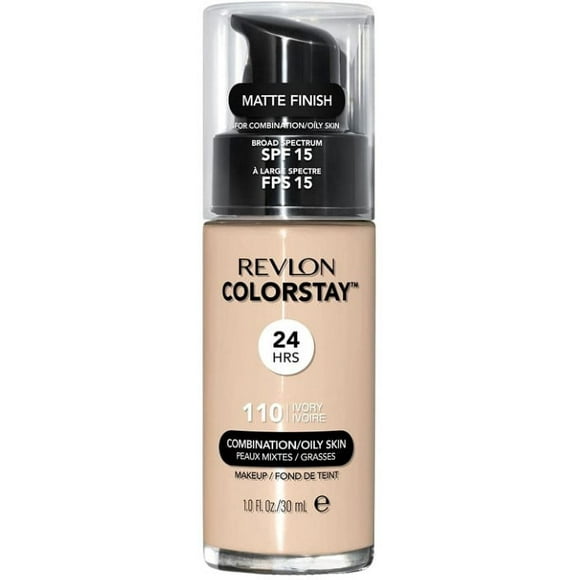 Base de maquillaje Revlon ColorStay para pieles mixtas y grasas color marfil