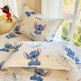 thumbnail image 3 of 2 fundas de almohada de Disney Stitch, bonitas fundas de almohada de dibujos animados para niños, agradables para la piel y transpirables, decoración de habitación infantil, 3 of 6