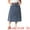 Grey Blue, variant on DARING DIVA Women's Plus Denim Skirts with Pockets A-Line Midi Jean Skirt 1X Grey Blue