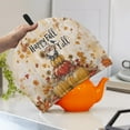 thumbnail image 2 of ZUXONGSY Happy Fall Y'all Tea Cozies for Teapot Large Teapot Cover Insulating with Hanging Ring Fit Tea Breakfast Warmer Cover Easy Storage Decorative Teapot Cover 12.9 x 10.4 Inches, 2 of 7